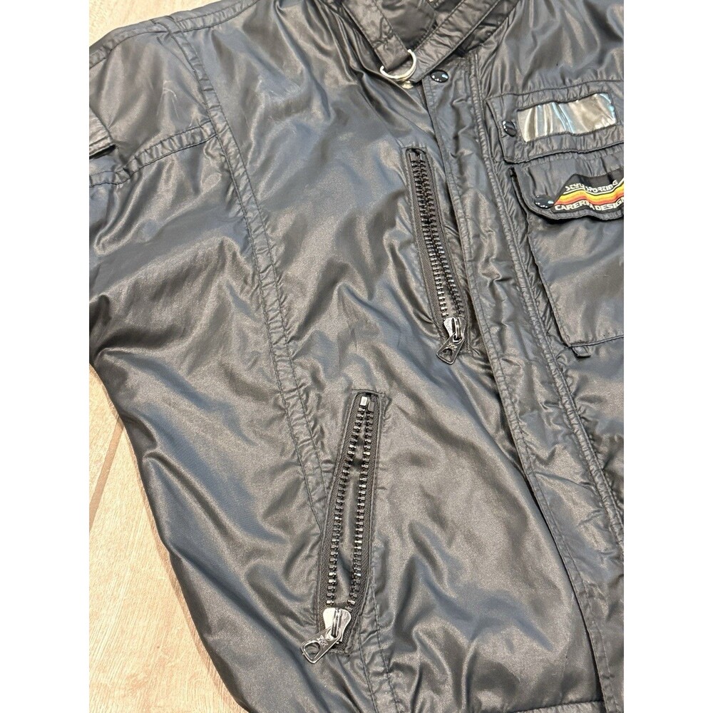Authentic Vintage 1980s Style Auto Carrera Design Racing Jacket Adult Large - Picture 6 of 14